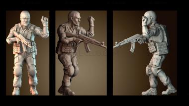 3D модель Командир наемников (STL)