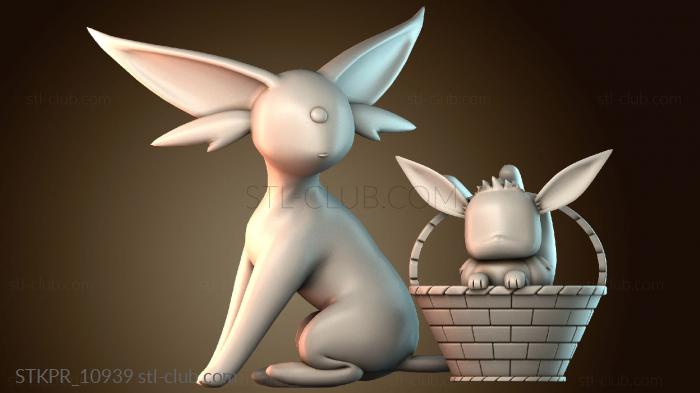 Иви и Эспеон Покемон