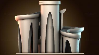 3D модель Абстрактная архитектурная форма (STL)