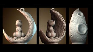 3D модель Лунный кролик (STL)