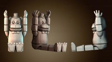 3D модель Фредди Фазбер (STL)