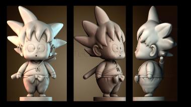 3D модель Goku kid Dragonball (STL)