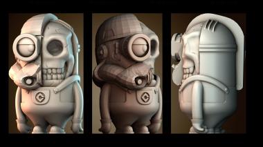 3D модель Миньон Звездные войны (STL)