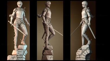 3D модель Мисс Каска (STL)