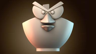 3D модель Персонаж Angry Bird (STL)