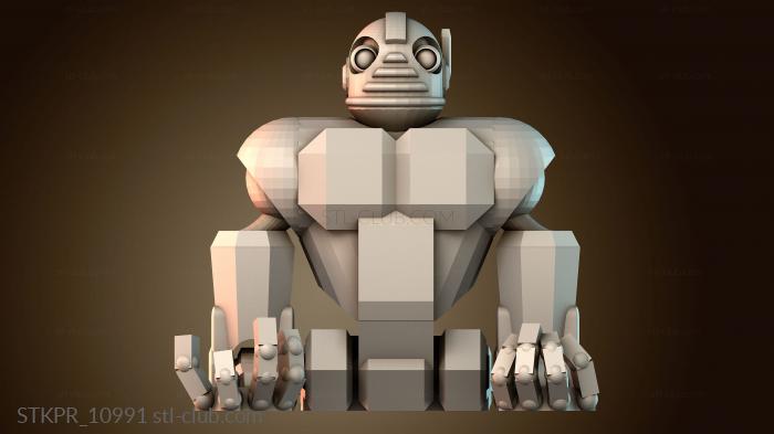 Статуэтки упрощенные Геометрическая скульптура робота