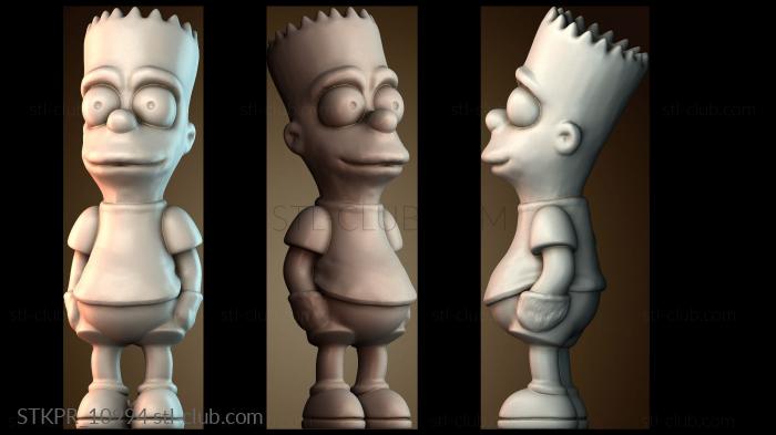 Статуэтки упрощенные Барт Симпсон