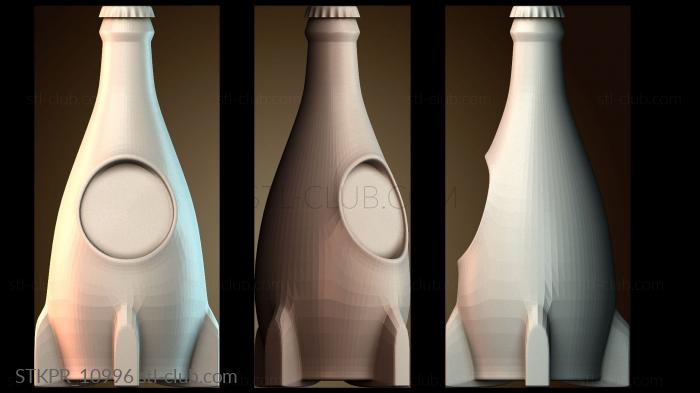 Статуэтки упрощенные Абстрактный дизайн бутылки