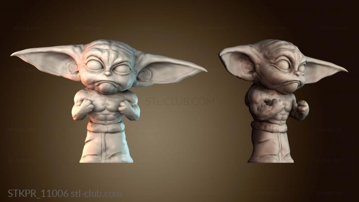 Статуэтки упрощенные Бафф Йода