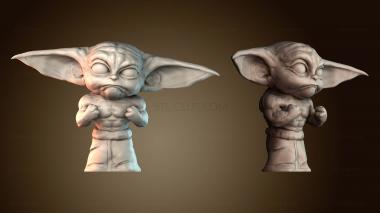 3D модель Бафф Йода (STL)