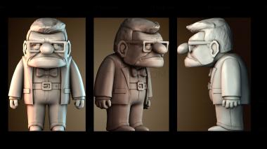 3D модель Карл Фредриксен (STL)