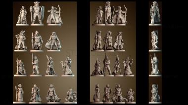 3D модель Отважные искатели приключений (STL)