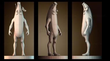 3D модель Peely Fortnite (STL)