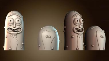 3D модель Скульптура персонажа «Огурец» (STL)