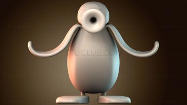 3D модель Пингу (STL)