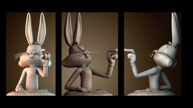 3D модель Багз Банни (STL)