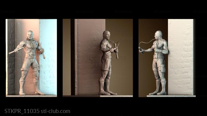 Статуэтки упрощенные Сорвиголова Супергерой