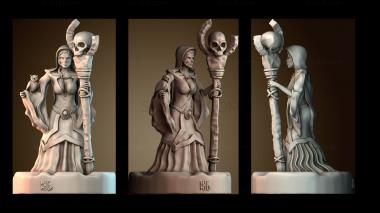 3D модель Маг с совой (STL)