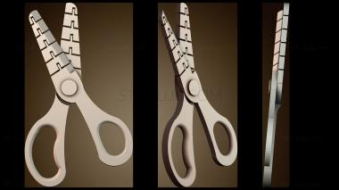 3D модель Декоративные ножницы для резки (STL)