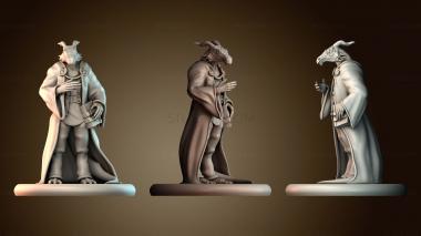 3D модель Драконорожденный ученый (STL)