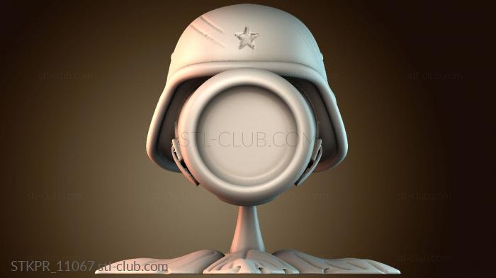 Статуэтки упрощенные Горох Гатлинга Растения против Зомби