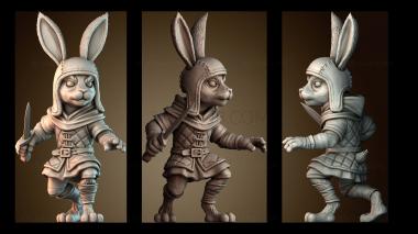 3D модель Кролик разбойник (STL)