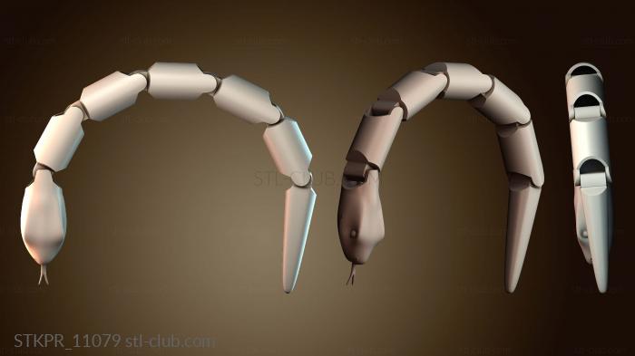 Статуэтки упрощенные Сегментированная роботизированная рука