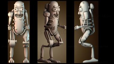 3D модель Огурчик Рик (STL)