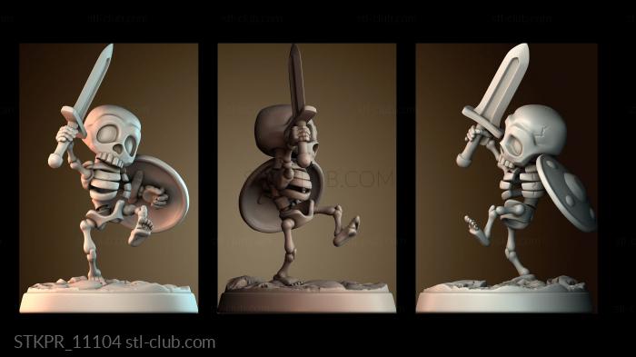 Статуэтки упрощенные Гарри Скелет