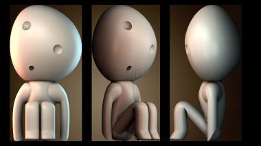 3D модель Кодама Принцесса Мононоке (STL)