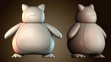 3D модель Снорлакс Покемон (STL)