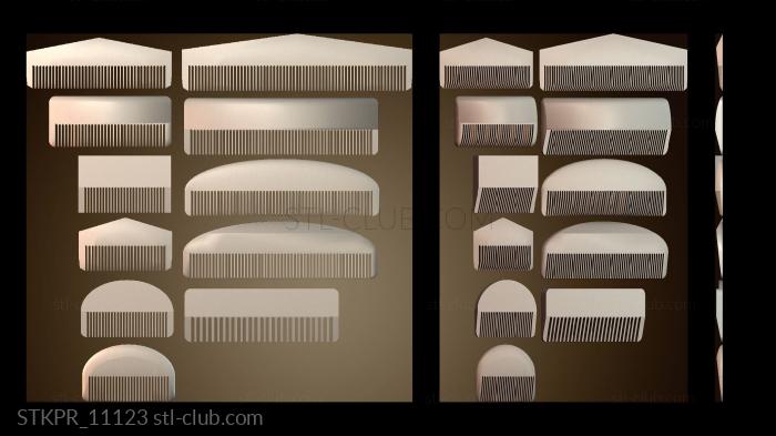 Статуэтки упрощенные Различные расчески для волос