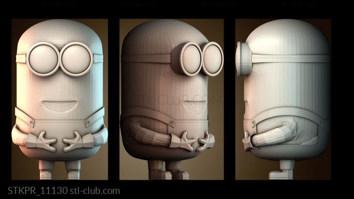 Статуэтки упрощенные Дружелюбный мультяшный персонаж