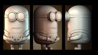 3D модель Дружелюбный мультяшный персонаж (STL)