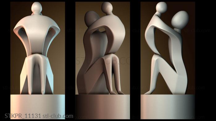 Статуэтки упрощенные Стилизованная человеческая фигура