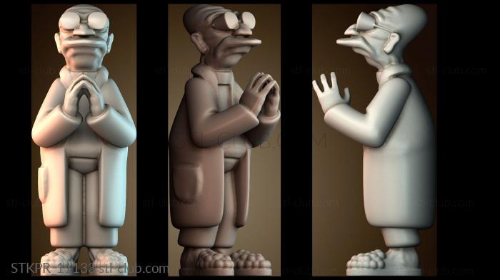 Статуэтки упрощенные Профессор Фарнсворт Футурама