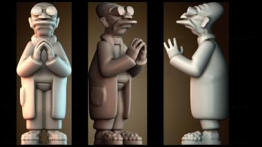 3D модель Профессор Фарнсворт Футурама (STL)