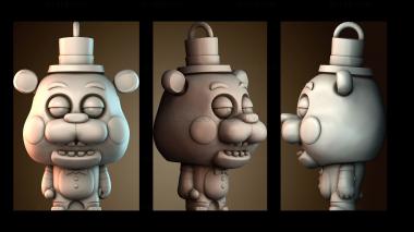 3D модель Фигурка мультяшного медведя (STL)