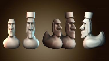 3D модель Резиновая уточка с острова Пасхи (STL)