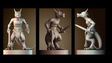 3D модель Кобольд (STL)