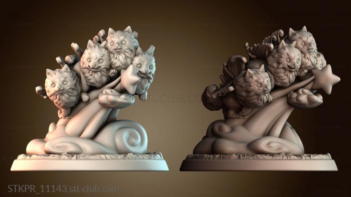 Статуэтки упрощенные Померанский шпиц, волшебный рой