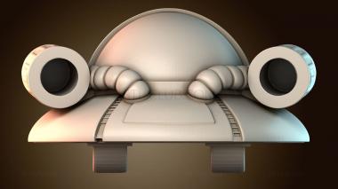 3D модель Космический корабль Рика Санчеса (STL)