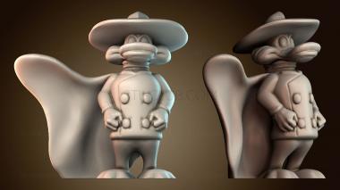 3D модель Темнокрылая утка (STL)