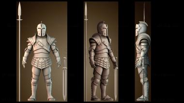 3D модель Рыцарь (STL)