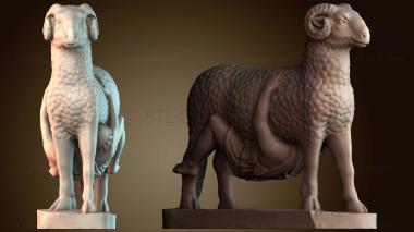 3D модель Одиссей спасается от Полифема (STL)