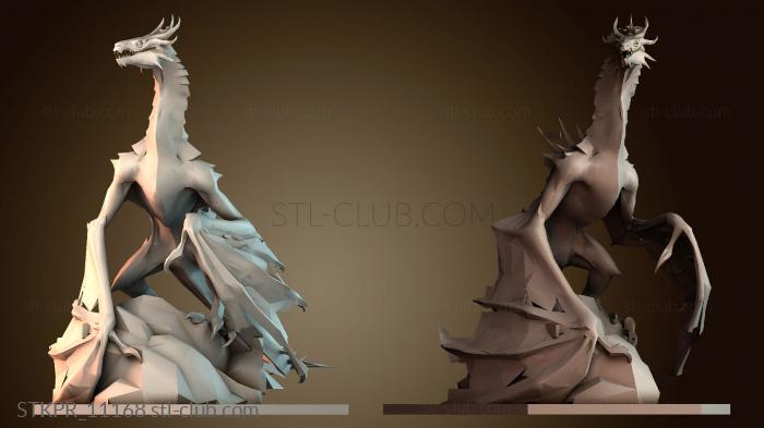 Дракон на скале