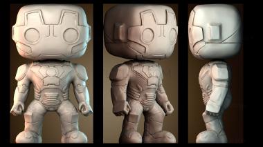 3D модель Железный человек (STL)