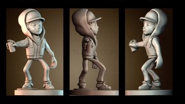 3D модель Джек Subway Surfers (STL)