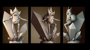 3D модель Ледяной финн Время приключений (STL)