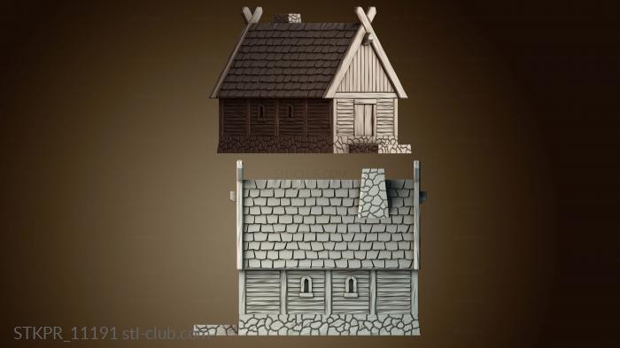 Деревенский деревянный дом